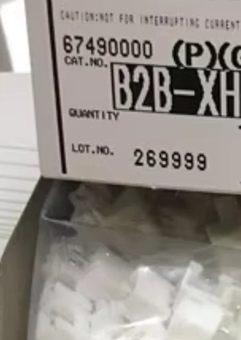 100pcs/lot B2B-XH-A legs width:2.5MM 2PIN 100% New