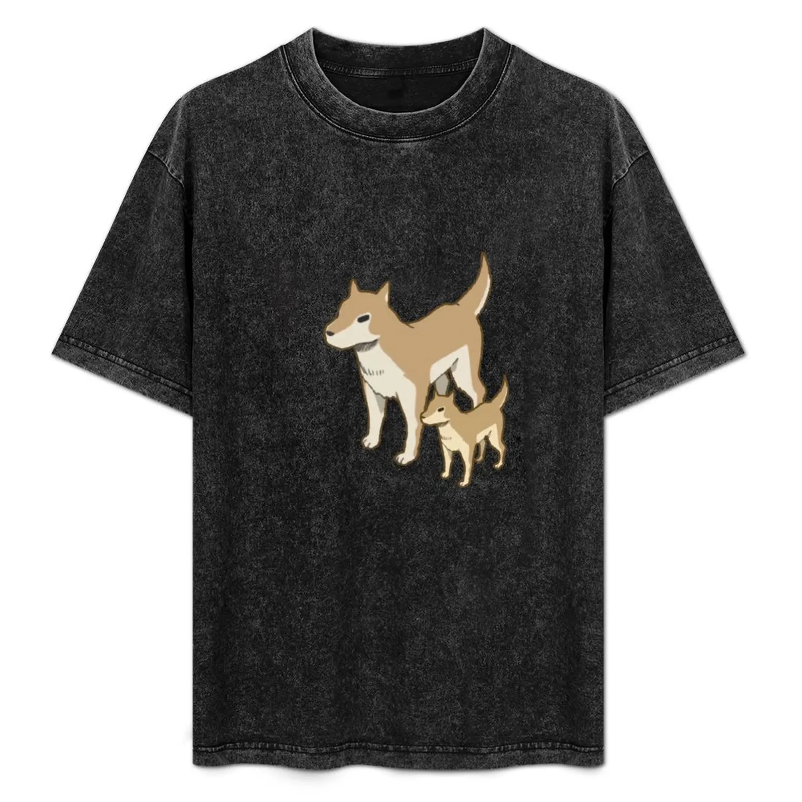 Nichijou - Buddy Shiba Inu T-Shirt Simple Trendy Casual T-Shirt