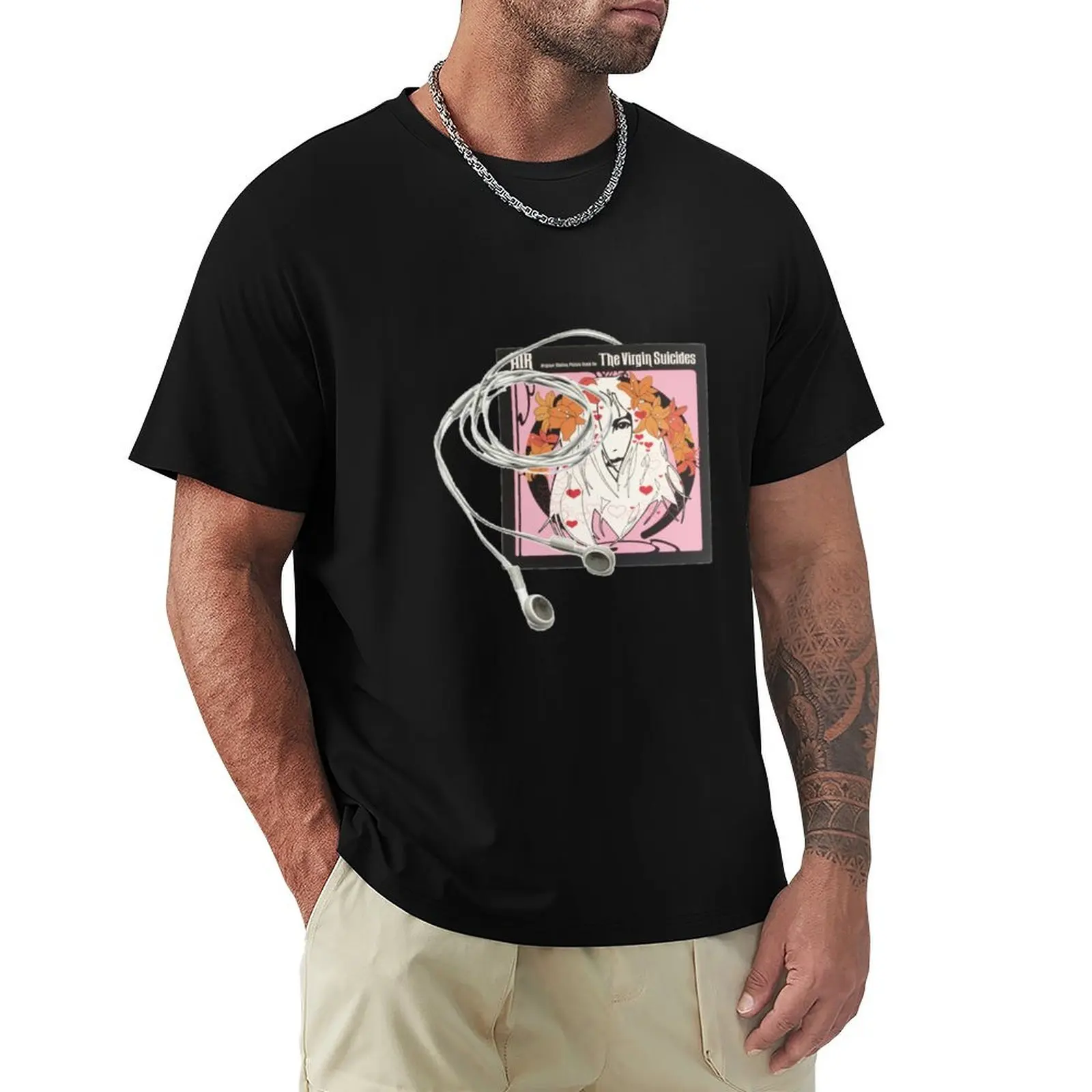 

the virgin suicides soundtrack air T-Shirt Trendy Casual Short Sleeve Shirt