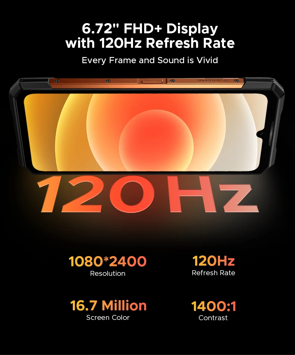 World Premiere DOOGEE S200 5G Rugged Phone 6.72" 120Hz Display 48GB RAM 256GB ROM 100MP AI Main Camera 10100mAh Android 16 NFC