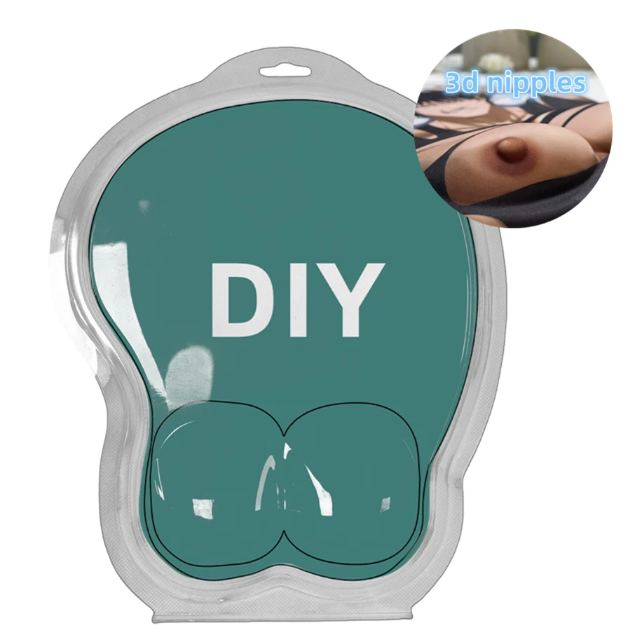 Customizable Blister Packaging Suitable for Men 3d Mouse Pad Game Anime Silicone Wrist Desk Mat