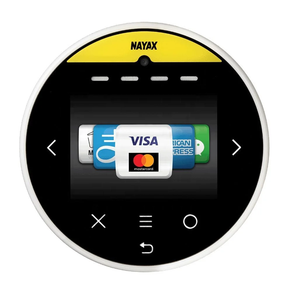 

New Arrival Nayax Card & NFC POS Machine Reader South Africa Ghana Visa Non-Cash Transaction Reader