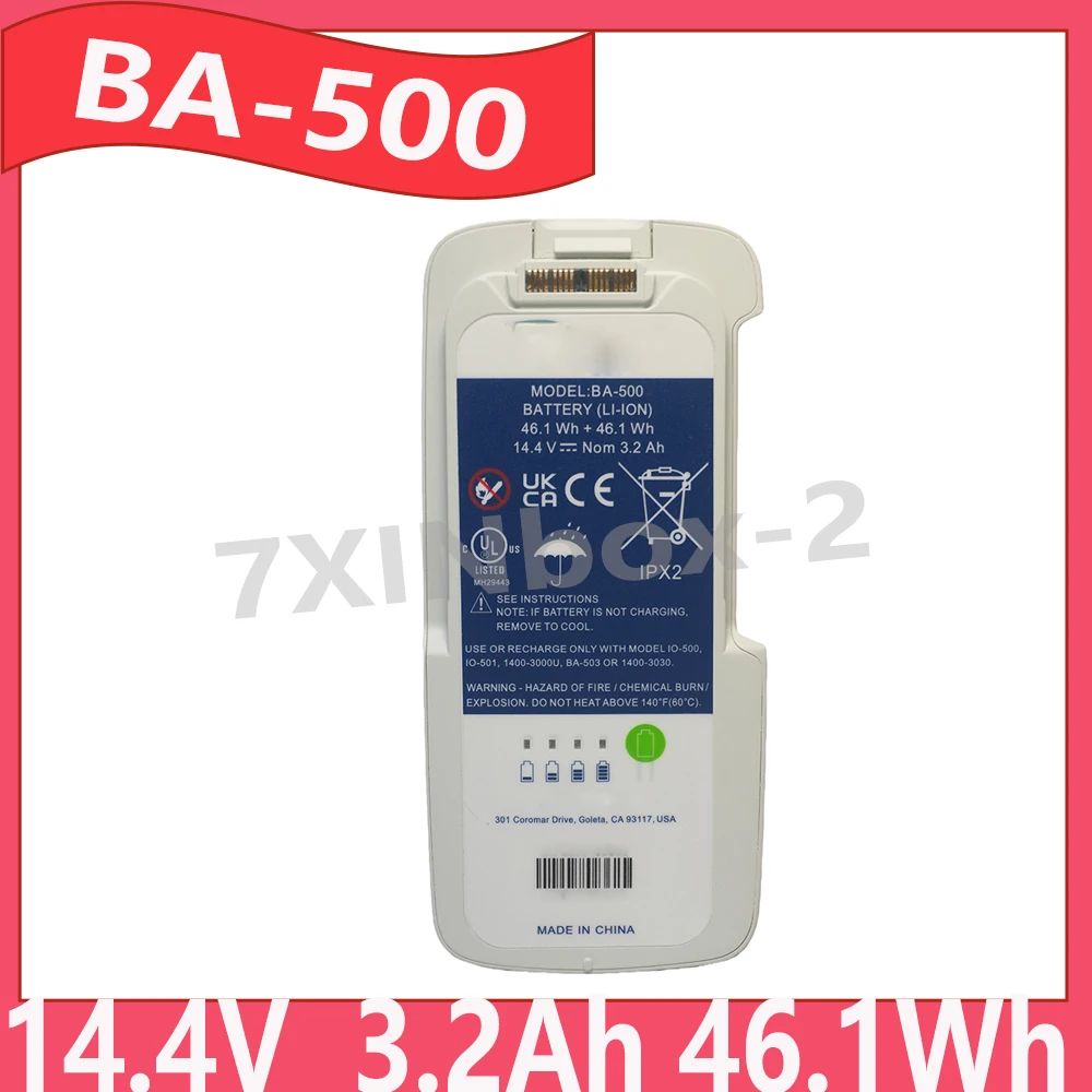 

BA-500 14.4V 3.2Ah 46.1Wh+46.1Wh 8-Cell Rechargeable Battery For Inogen G5 & Rove 6 for OxyGo NEXT