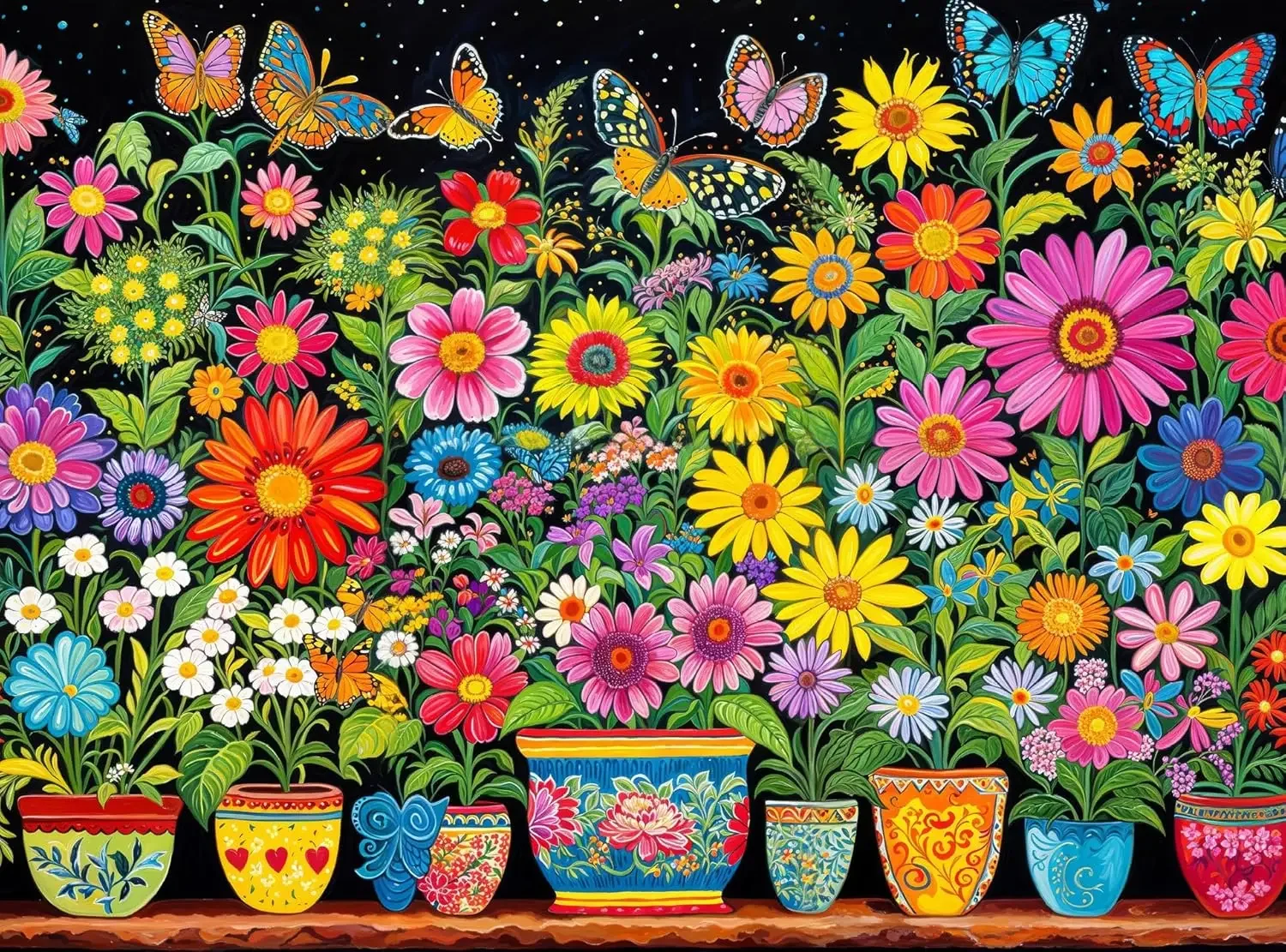 

1000/500/300pcs Adults Jigsaw Puzzles Butterfly's Haven Jigsaw Puzzles for Gameroom Bedroom Home Decor Hoilday Party Gift