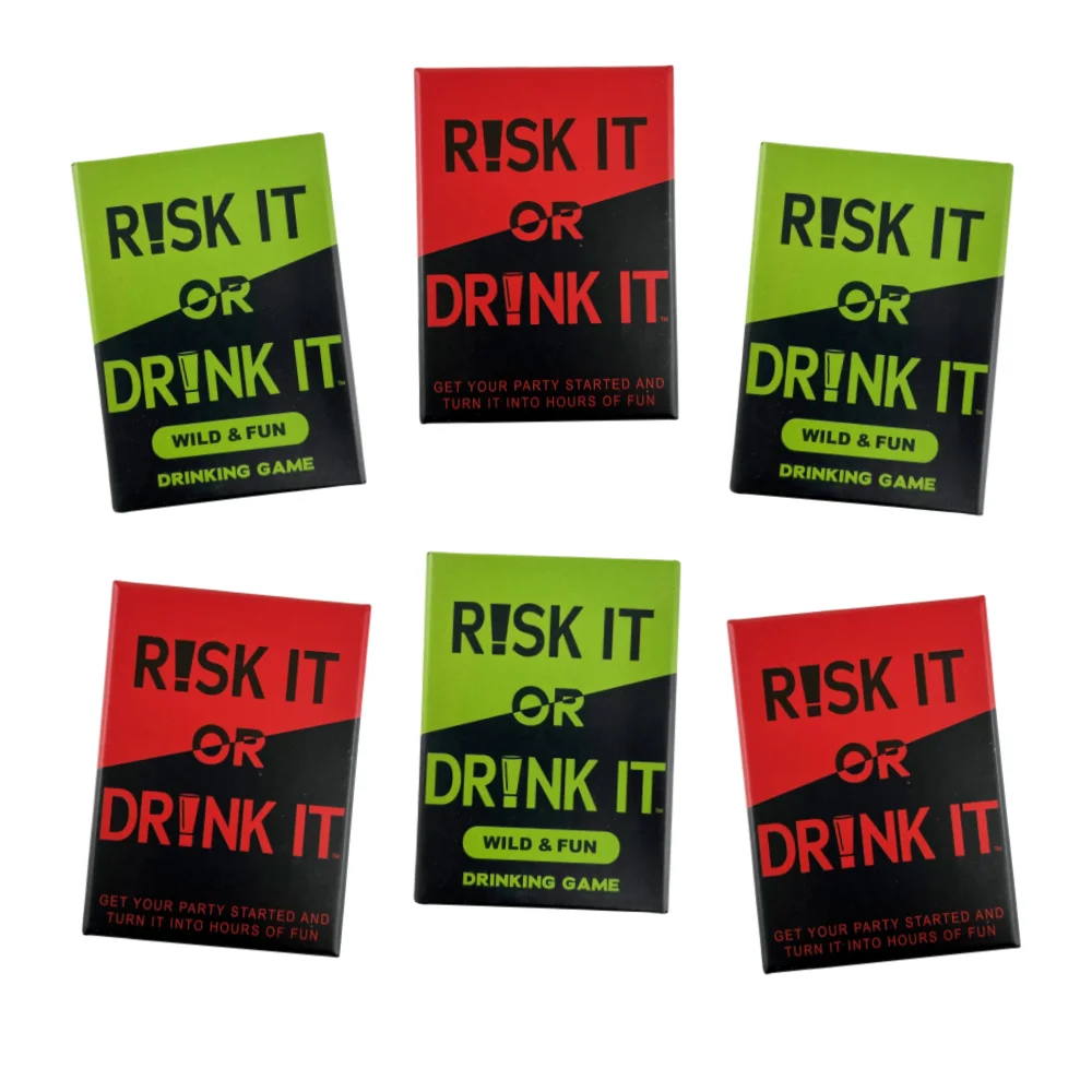 خطر ذلك أو شرب لعبة الحفلات الممتعة للكلية لعبة بطاقة الشرب لعبة Pregame ليلة فرحان جريئة تحديات أسئلة الكبار