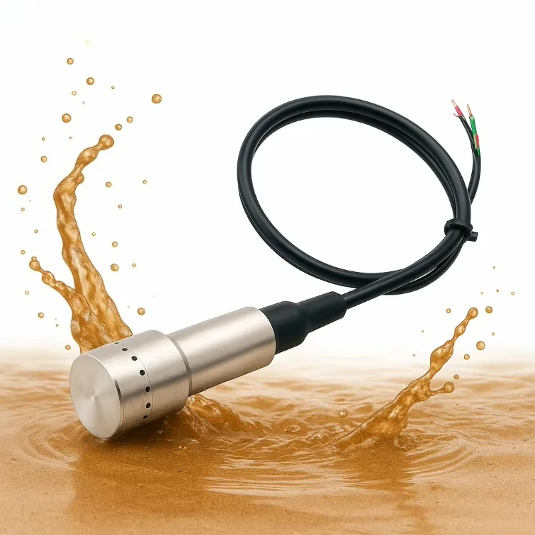 316L stainless steel 0.5% FS sewage level sensor 200M sewage measurement level sensor 0-10V 4-20mA RS485