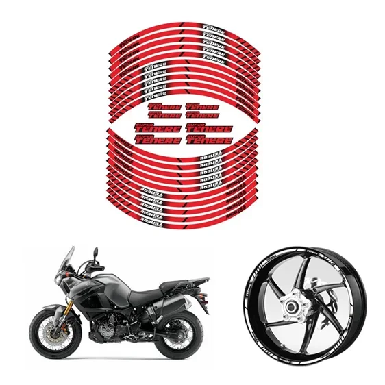 For YAMAHA super TENERE 750 1200 XT1200Z Motorcycle Parts Contour Wheel Decoration Decal Sticker - D