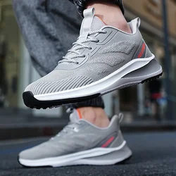 Zomer Mesh Loopschoenen Voor Mannen Ademende Sport Jogging Schoenen Outdoor Ultralight Sneakers Mannen Wandelschoenen Mannelijke Schoenen