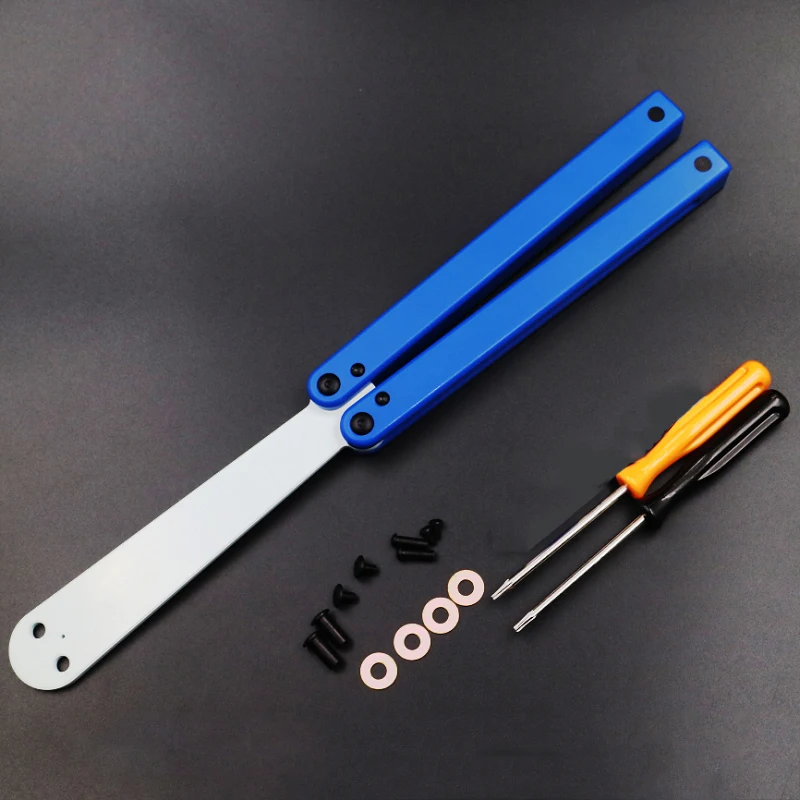 XDYY-Couteau papillon de poche pliant en plastique, Entraîneur Balisong, Clone, Squiddy Practice, Unshcross, EDC