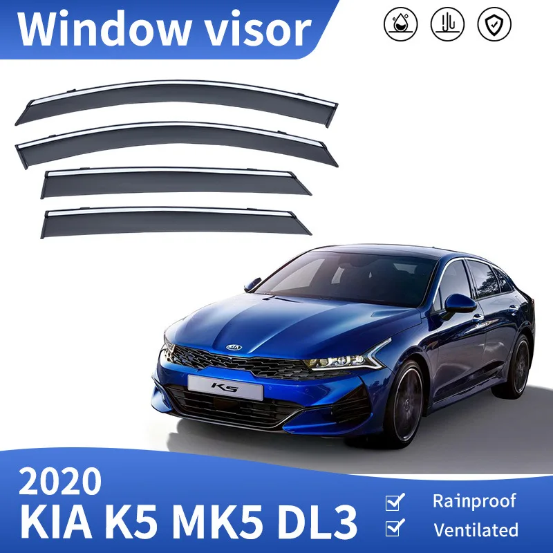 

For KIA K5 Magentis Optima Lotze Window visor Weather Shield Side Window Deflector Car windshield weather shield Car accessories