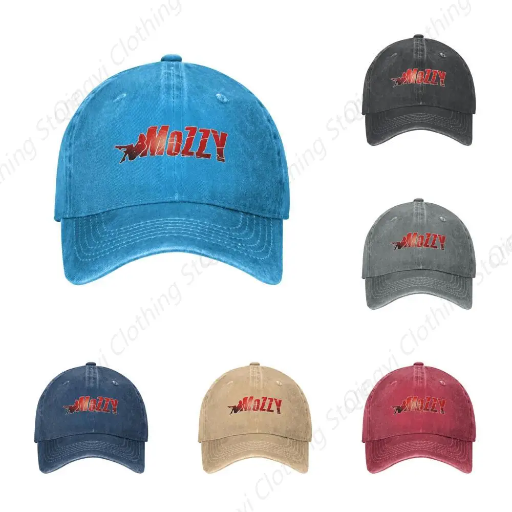 Men Women Baseball Cap Washed Distressed Denim Vintage Hat Plain Cap Blue