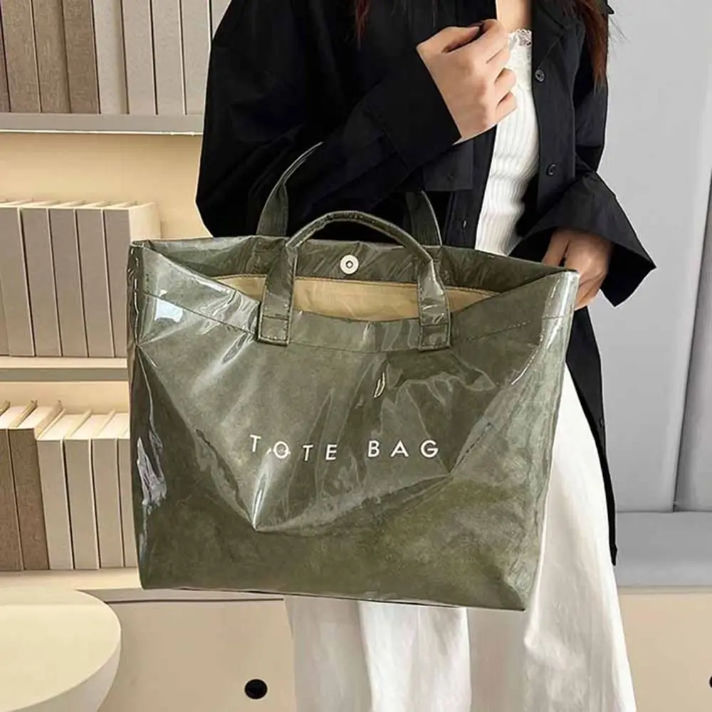 Travel Storage Bag Transparent Jelly Bag Tote Bag Beach Bag PVC Tote Bag Summer Shoulder Pouch Letter Prints Handbags Swimming