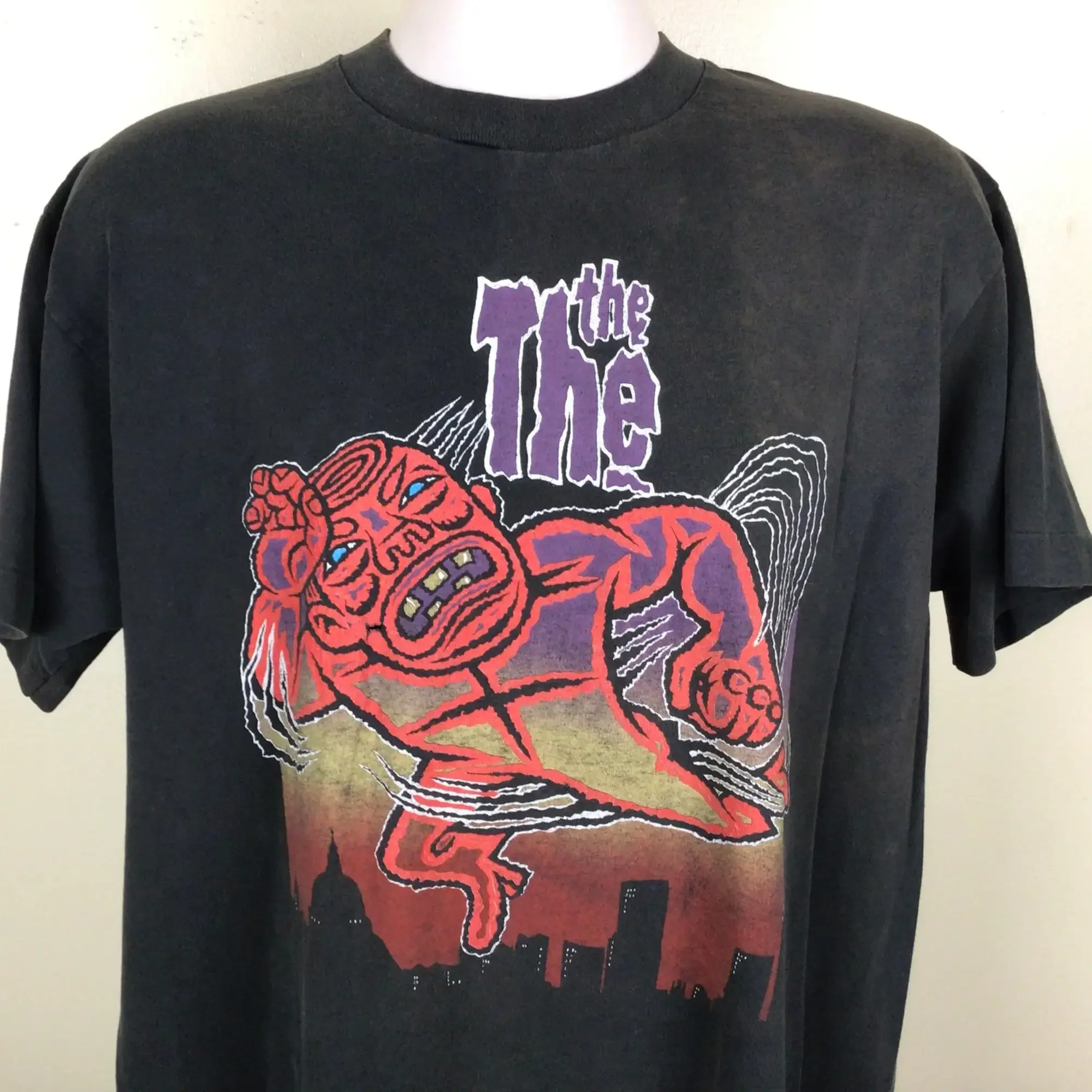 

Vtg 1993 The The Dusk TShirt Black L/XL 90s Matt Johnson Album Indie Alternative New Wave Synthpop Rock Band