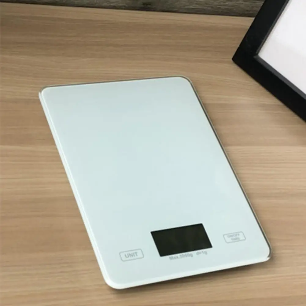 Easy-to-read Kitchen Scale High Precision Kitchen Electric Scale with Lcd Display 1g to 5kg Capacity Multifunctional for Coffee