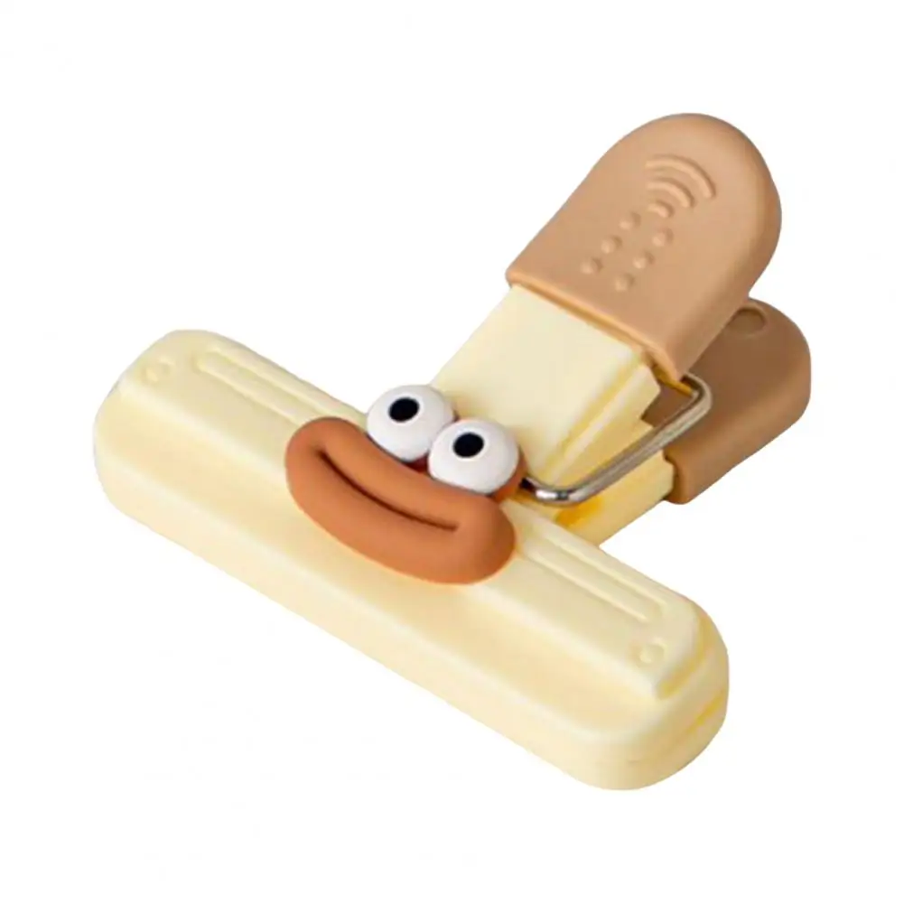 Cartoon Food Clip Easy Open Photos Clip Novelty Sausage-shaped Lips Food Sealing Clips for Fridge Snack Bags Kitchen for Home