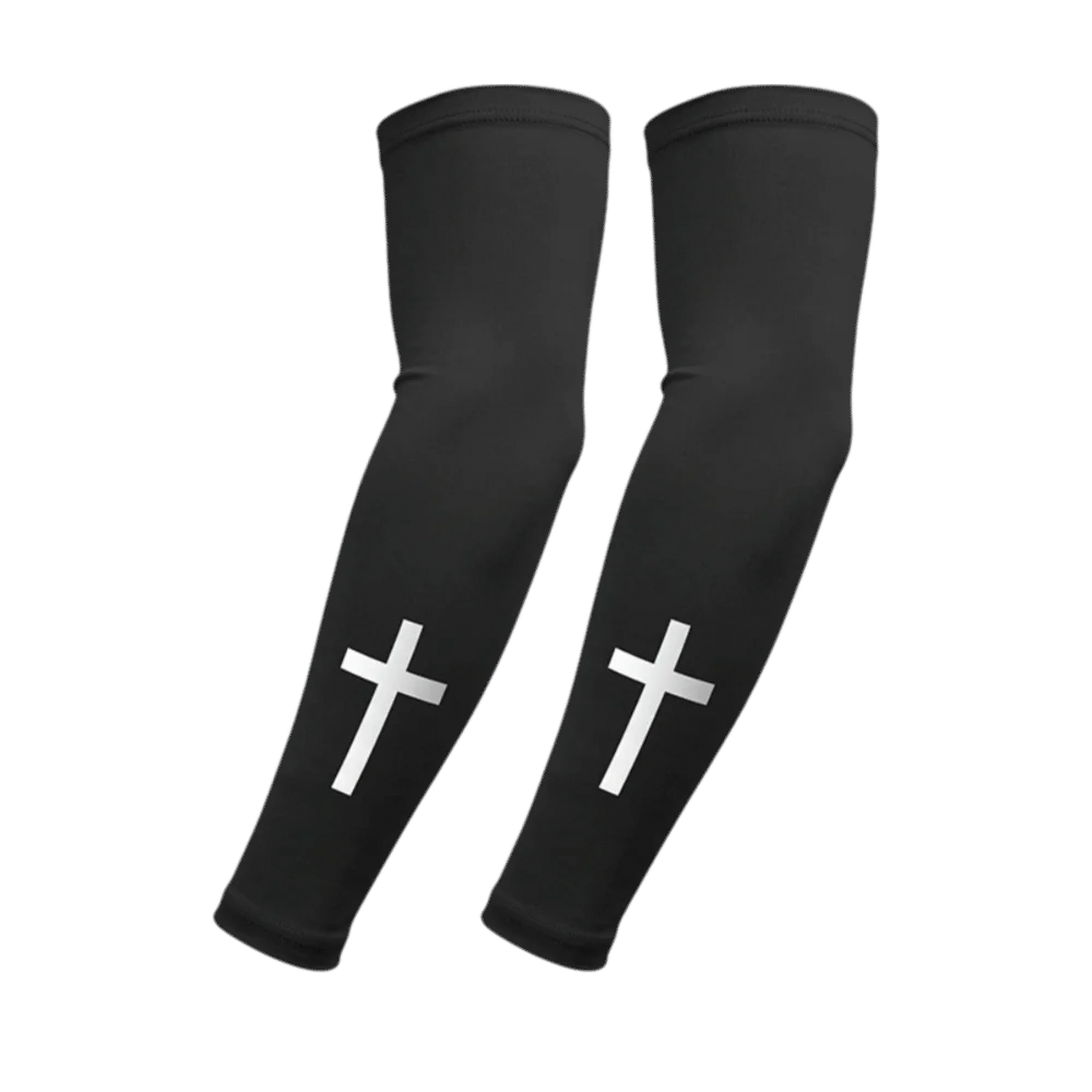 

Lightweight Sports Cooling Arm Sleeve Elastic Fabric Cooling Effect UV Protection Arm Covers Ice Silk Armguards Cuff