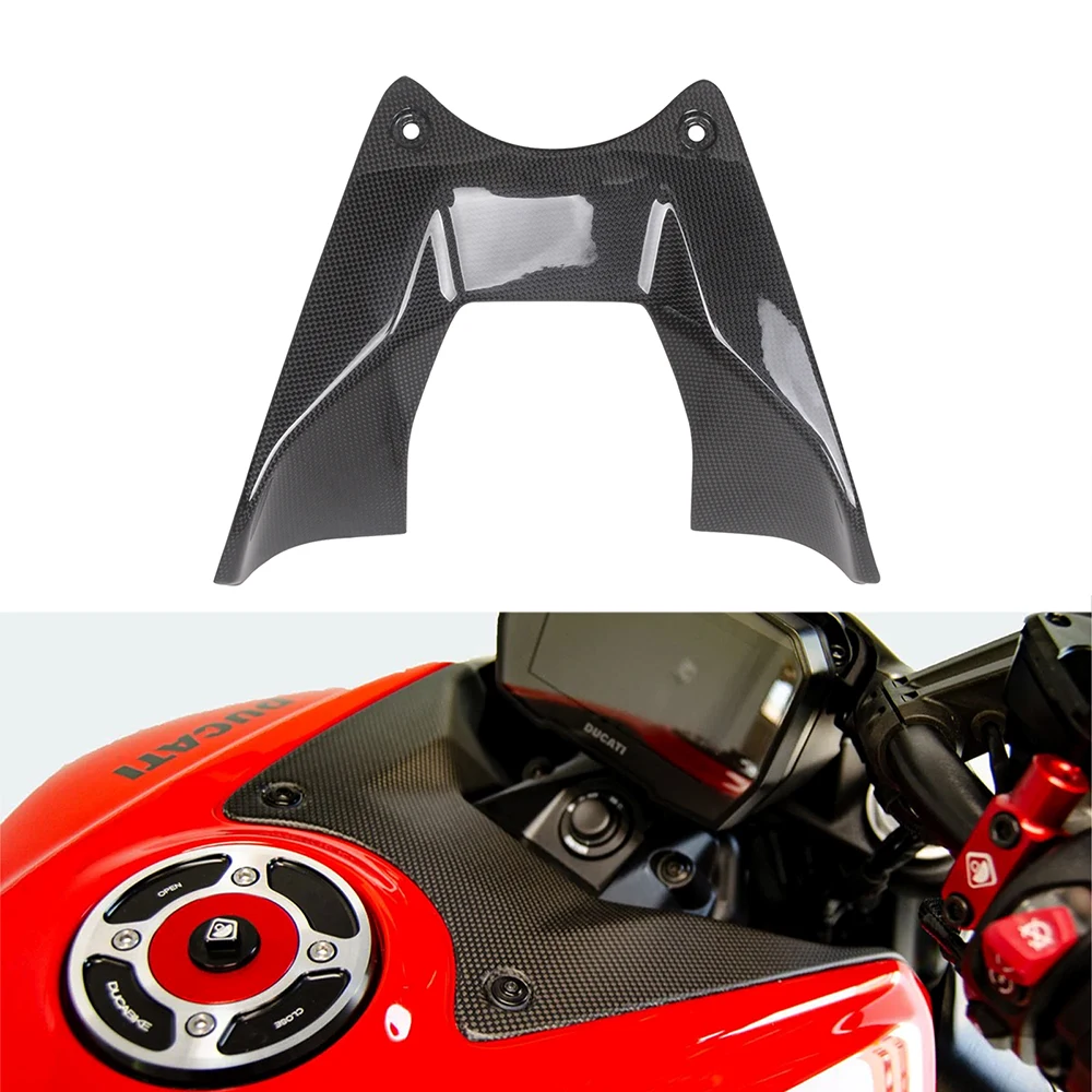 

For Ducati Diavel V4 2023 Carbon Fiber Oil Tank Cap Motorcycle Tank Cover Fairing