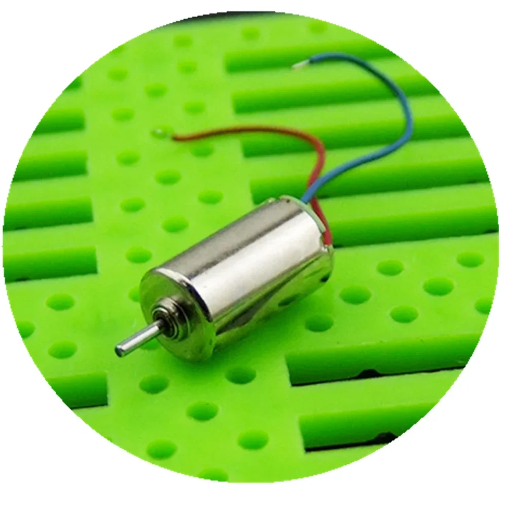 5PCS DCV1.5-3.7V 610 Mini Electric Coreless DC Motor 3V 7500RPM 6mm*10mm For Model Helicopter Accessories Material