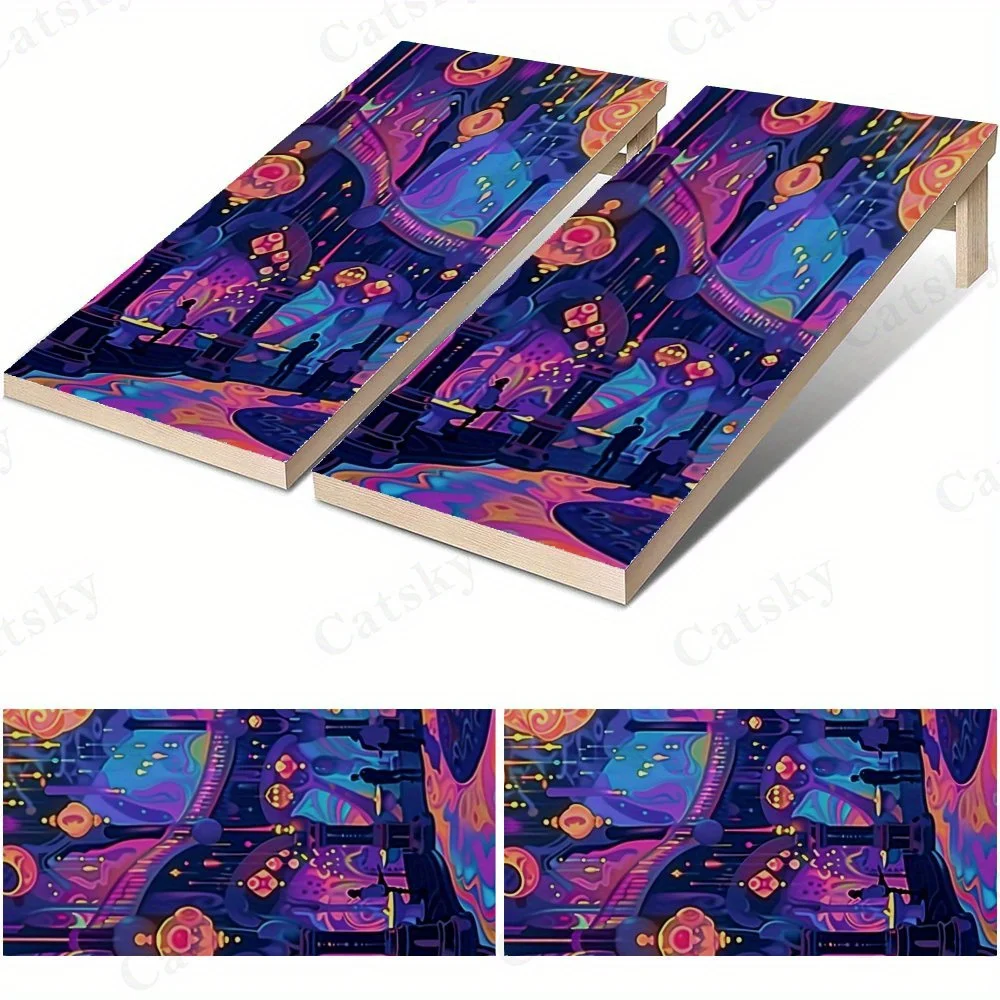 Fantasy Indoor Scene   Sandbag Board Sticker.This sandbag board sticker is made from high-quality materials, offering excellent