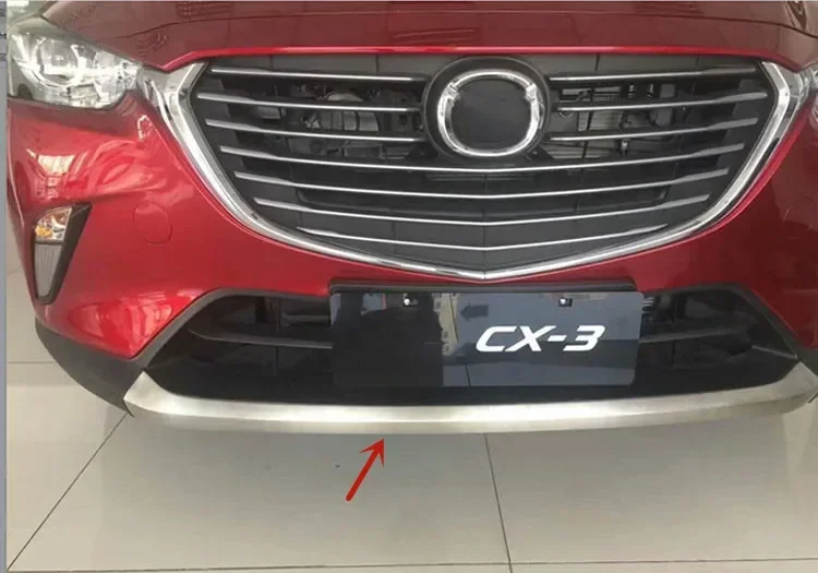 For Mazda CX-3 2018-2019 stainless steel front and rear bumpers crash plate Bumper guard anti-scratch protection car accessories