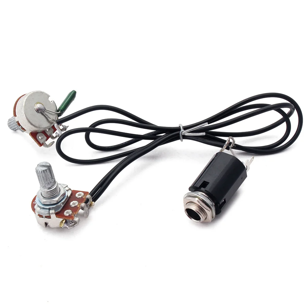 

Electric Guitar Potentiometer Audio Taper Split Shaft 500K A500K Metal 5X5X5Cm For Standard Instrument Replacement Part