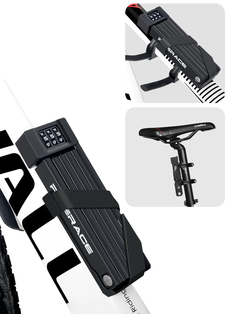 AliExpress riderace RIDERACE Foldable Bicycle Password Lock Portable Anti-Theft MTB Mountain Bike Scooter Electric E-Bike Road Cycling Folding Locks