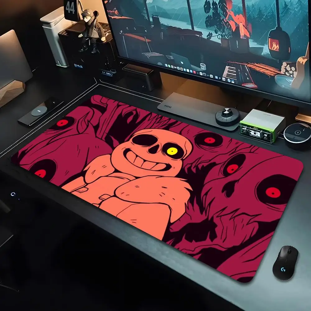 Undertale Sans Frisk Mouse Pad Cartoon Lockedge Large Gaming Pad Computer Gamer Keyboard Mouse Mat Desk Mousepad for PC Desk Pad