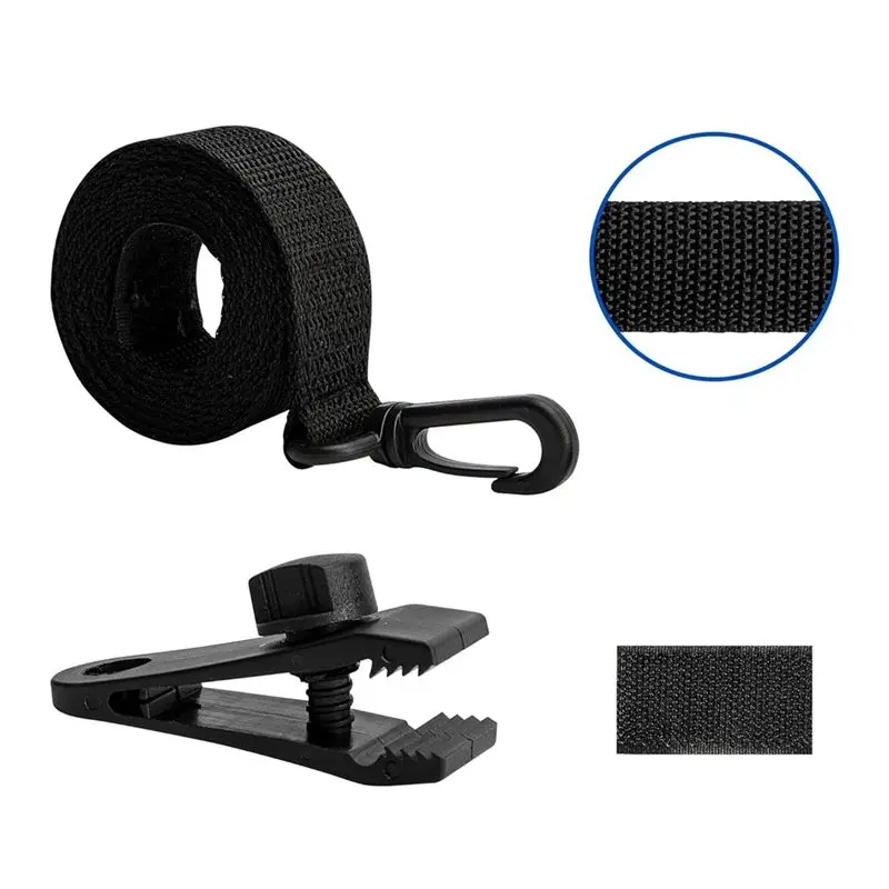 Superior-Inground Pool Solar Blanket Reel Attachment Kit: 24 Straps, Clips For Secure & Efficient Covering