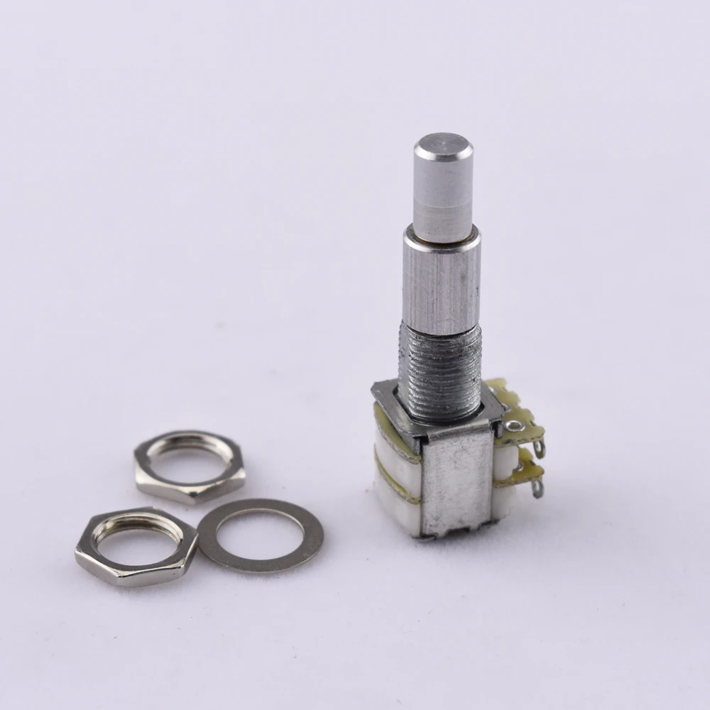 1 Piece Stacked Dual Concentric Potentiometer(POT) With Center Detent - (B5K/B10K/B50K/B100K/B250K/B500K) Made in Korea