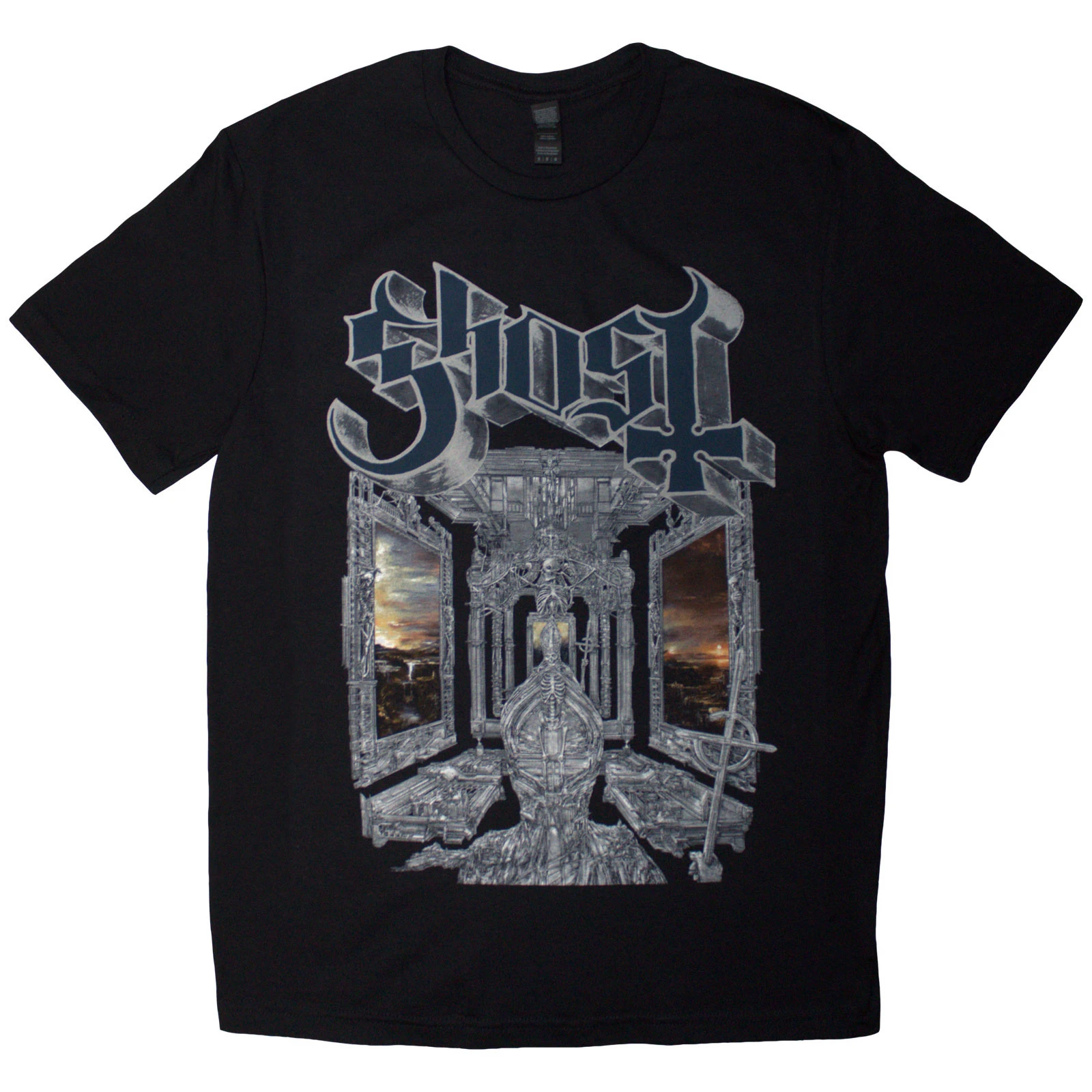 Summer Fit Ghost Graphic Cotton T-shirt Unisex Summer Short Sleeve Fashion Brand Tee Luxury Casual Vintage Tees