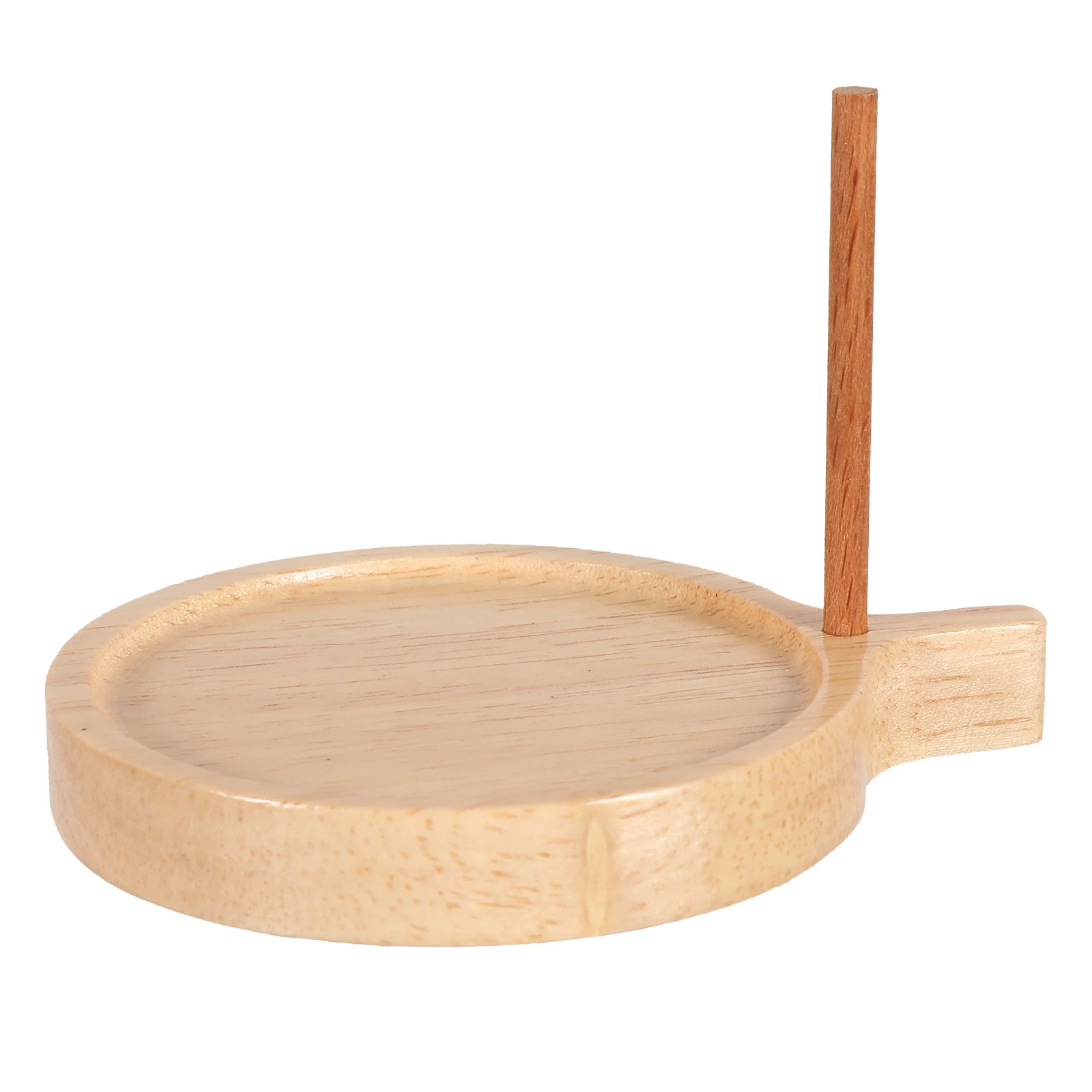 

Wooden Beading Plate Jewelry Making Tray Practical DIY Tool Beads Weaving Craft Thread Spool Holder Accessory Gift