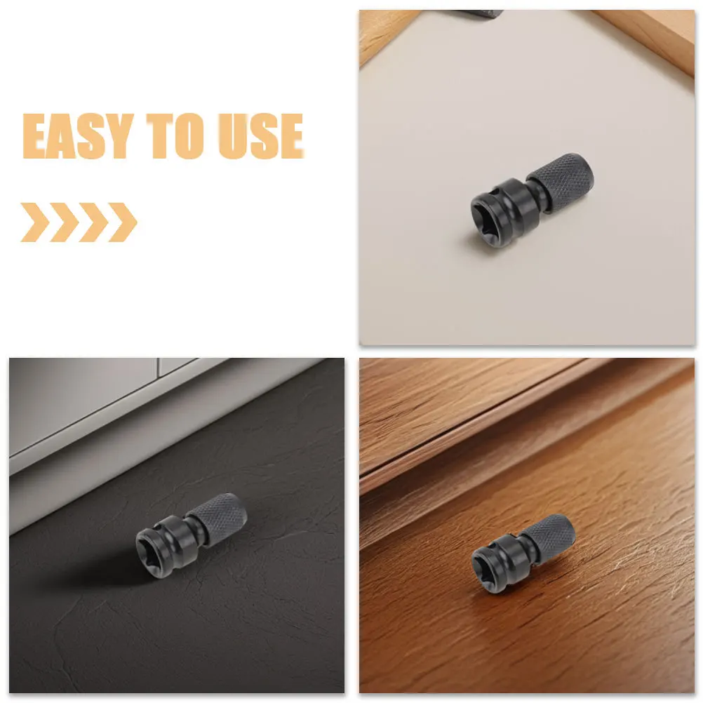 電動レンチ変換ヘッド1セット、1/2インチから1/4インチソケットアダプター、耐久性のある金属アダプター、ドリルインパクトレンチ変換ツール