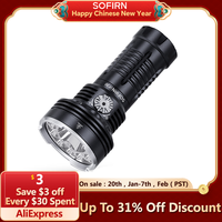 Sofirn IF30 LUMINUS SFT40 LED Flashlight Powerful 12000lm 32650 Battery Lanterna USB C Rechargeable Torch Outdoor Camping Light