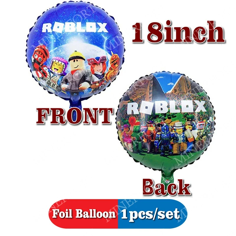 Cartoon-Roboter-Spiel-Themen-Folienballons aus Aluminium, Anime-Geburtstagsparty-Dekorationsset, Zubehör zur Dekoration von Zuhause und Geschenken – Detail 9