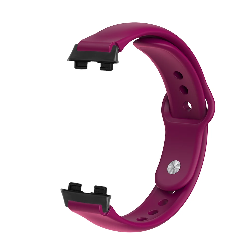 

Reverse-buckle Watch Strap For Huawei Band 8/8NFC/9/9NFC/10 Quick Release Skin-friendly Silicone Sport Smartwatch Band Unisex