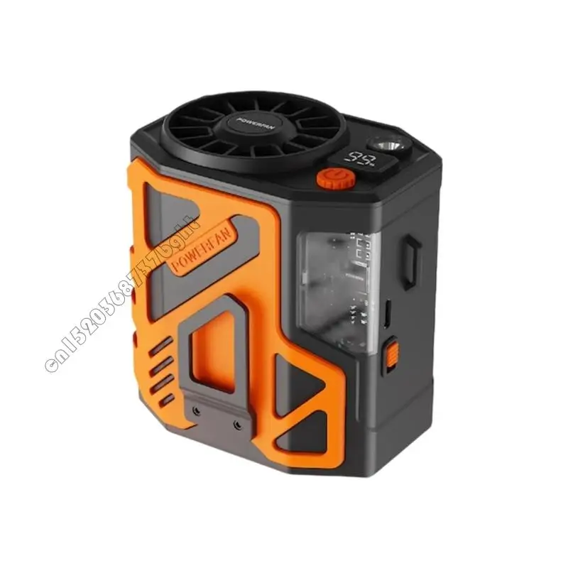 

Портативная вентилятор талии 100 регулируемый вентилятор скорости Вентилятор Собственный вентилятор 6000 мАч.