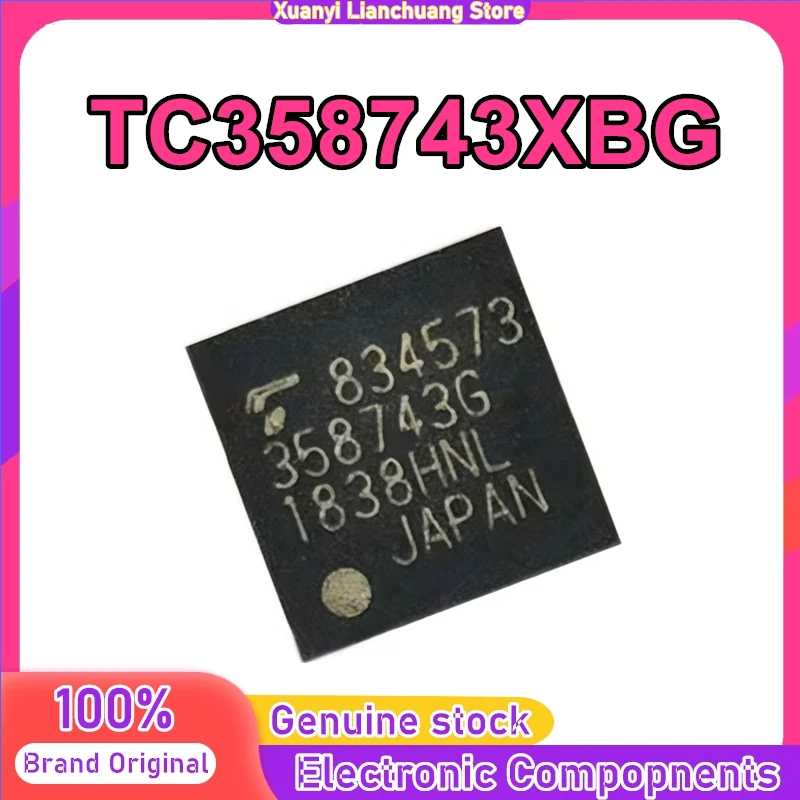 5 قطعة TC358743XBG 358743G BGA64 IC رقاقة جديد الأصلي في المخزون #2