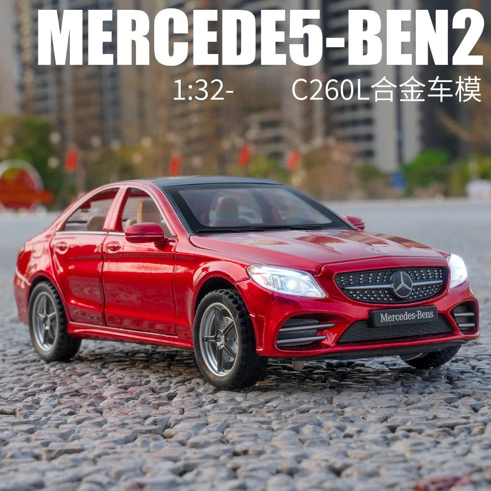 

1:32 C260L Alloy Car Model Collectible Gift Ornament Cross Border Hot Selling Diecast Alloy Car Model Collectible