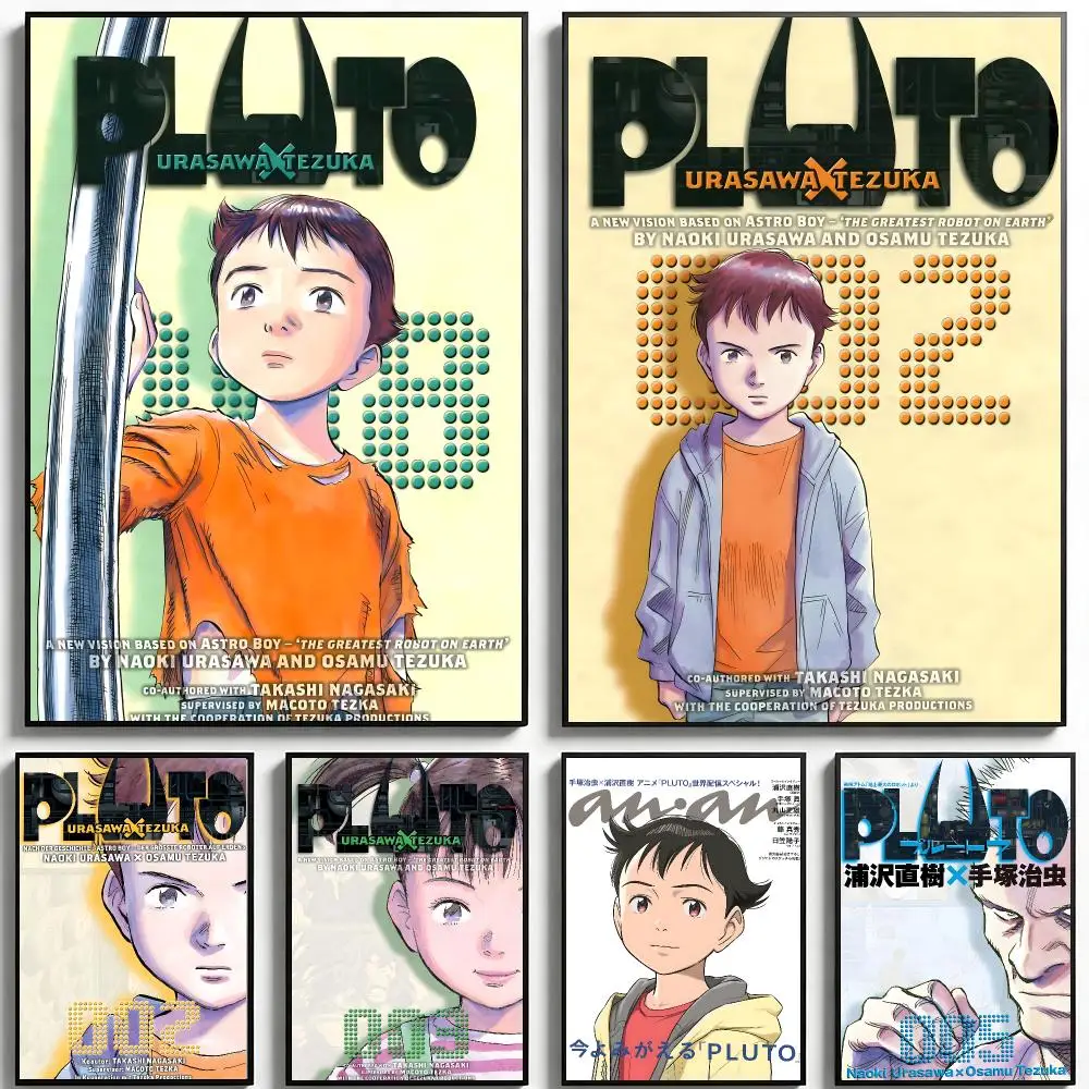 Manga Pluto Poster Poster HD Printing Fresh Elegant Style Wall Art Home Decor For Living Room Bedroom Gift