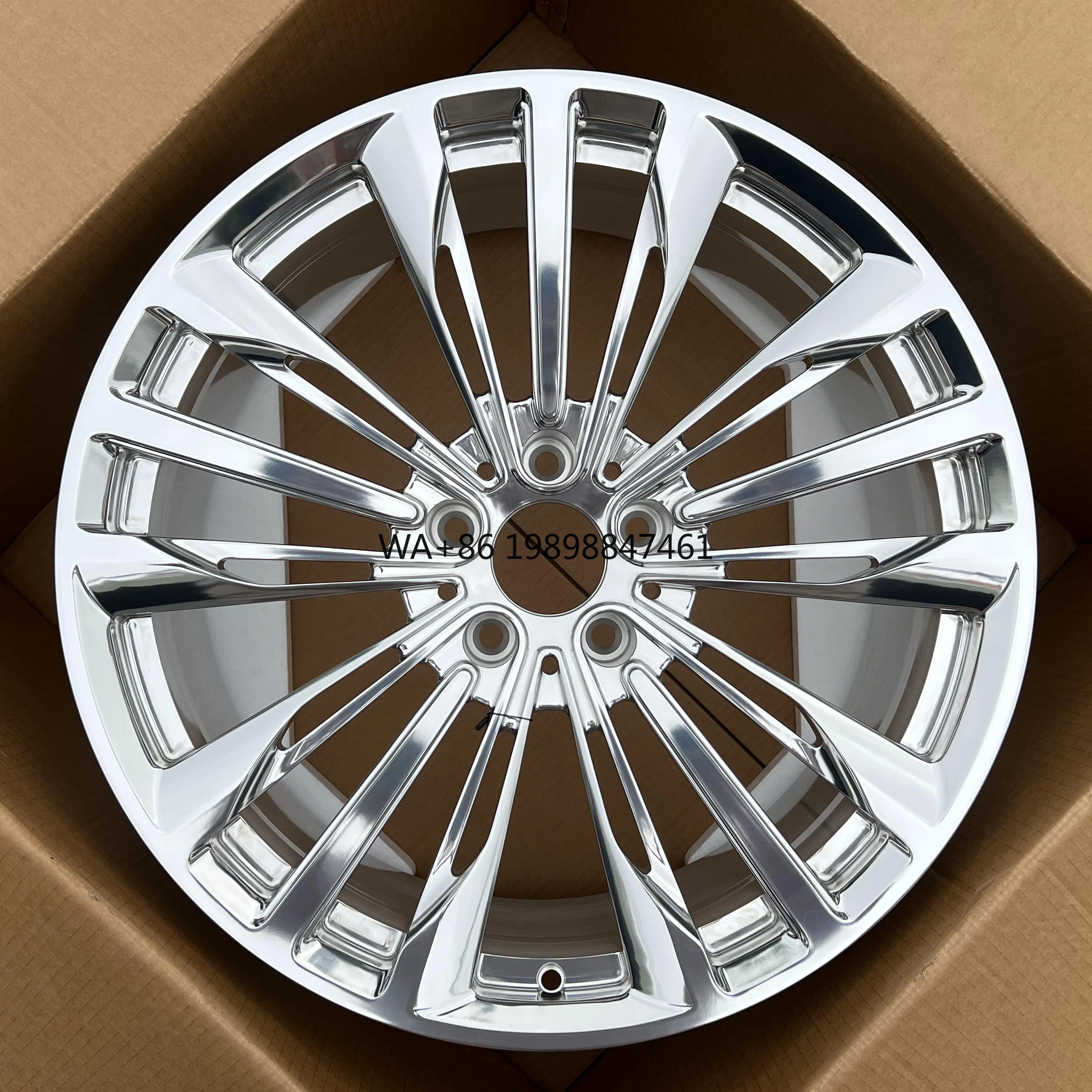 

Factory Customize 19 Inch 5 Holes Polished Forged Aluminum Alloy Wheels Car Rims Jante 5X112 for Bmw 5 Series Alloy Wheels Rims