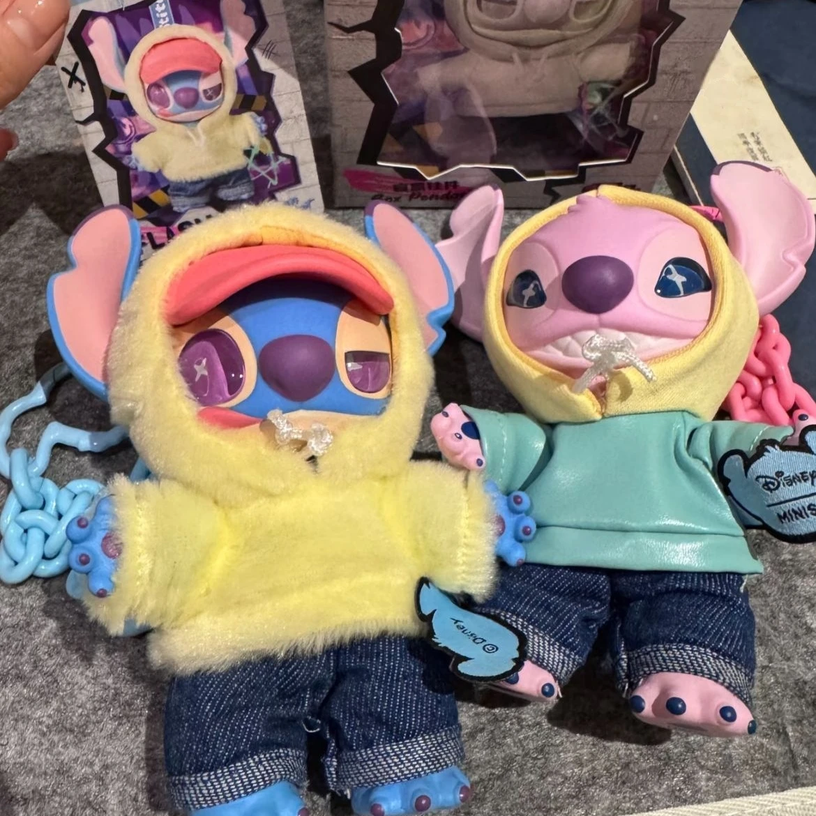 

In Stock Stitch Gen Z Street Series Blind Box Dolls Cute Bag Pendants Trendy Toy Stitch Mystery Desktop Ornaments Birthday Gifts