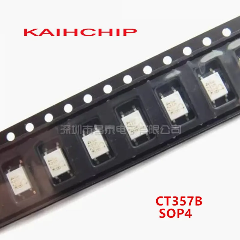 50PCS CT357B 357B CT357C 357C SOP4 CT357B(T1)  CT357C(T1) Phototransistor Optocoupler compatible EL357N(B) EL357N(C)