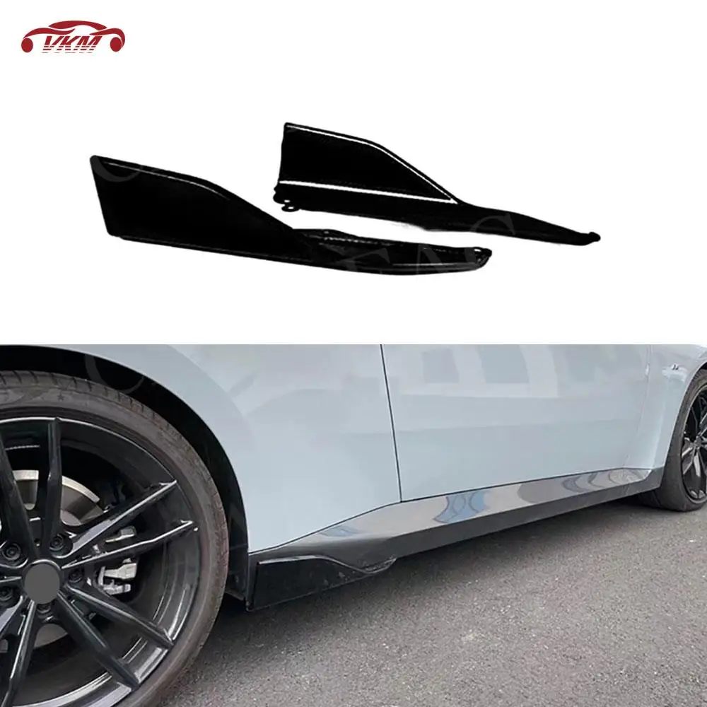 

ABS Canard Flaps Apron for BMW 2 Series G42 M Sport Coupe 2021 + Side Skirts Extensions Spoiler Splitter Car Styling