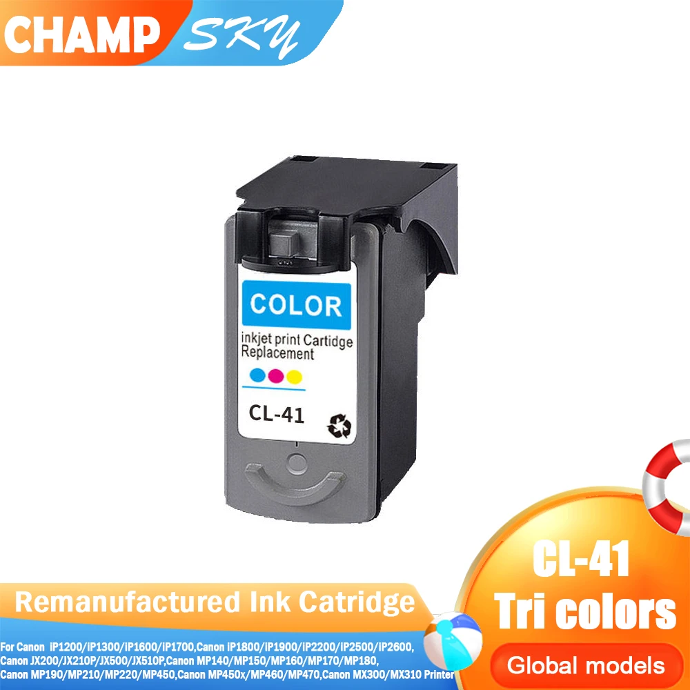 Quality inkjet Cartridge For PG-40 CL-41 PG40 CL41 , For Canon iP1200 iP1300 iP1600 iP1700 iP1800 FAX-JX500 etc