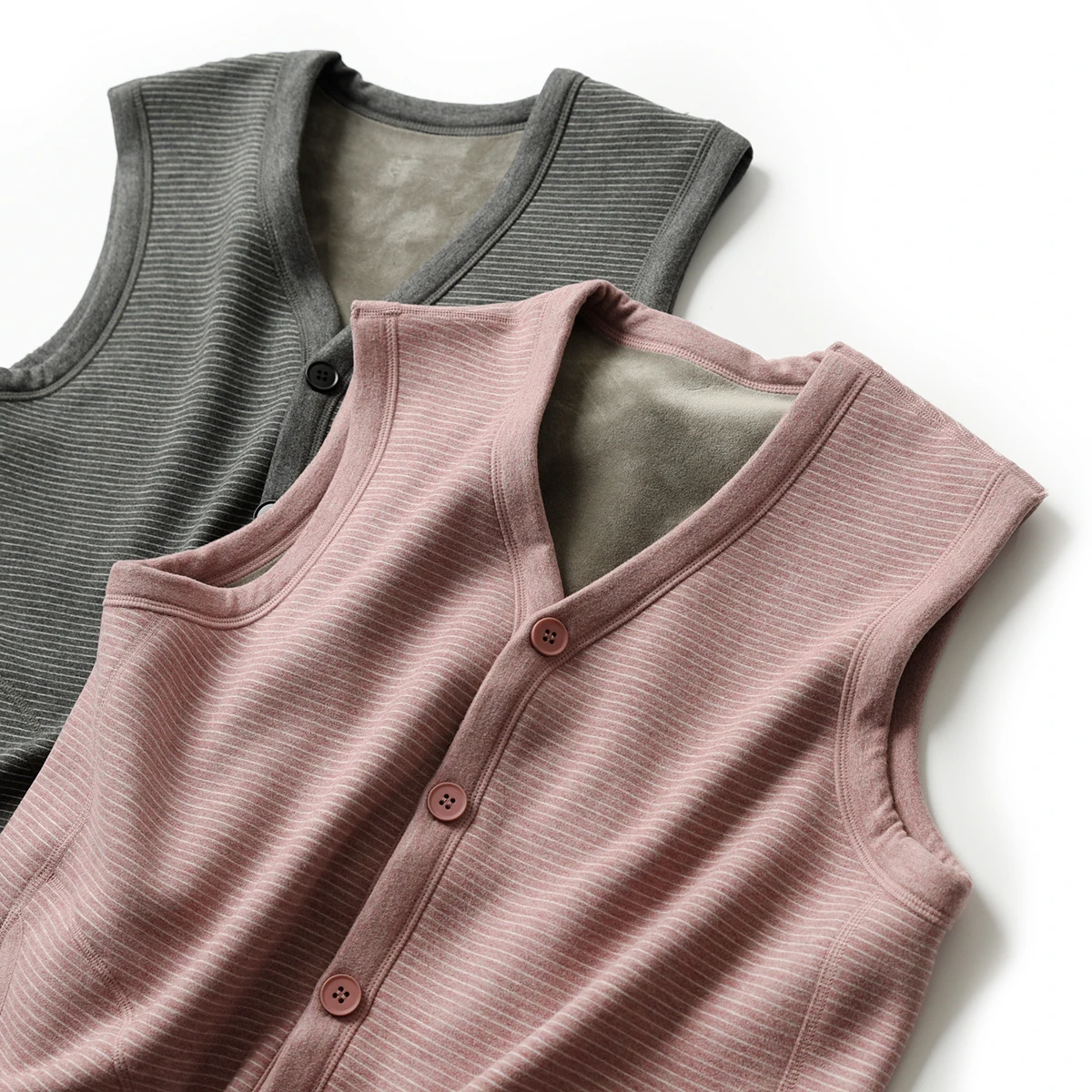 

Thiened Winter Women's One-Piece Fce Warm Vest V-Ne Mom Can Wear oulder Pad Winter Faion Ladies' Mall