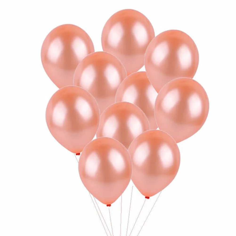 37 Pcs 40 Years Old Balloons Rose Gold Decorative Balloons Set Natural Latex Aluminum Film Sequins Balloons for Birthday Party