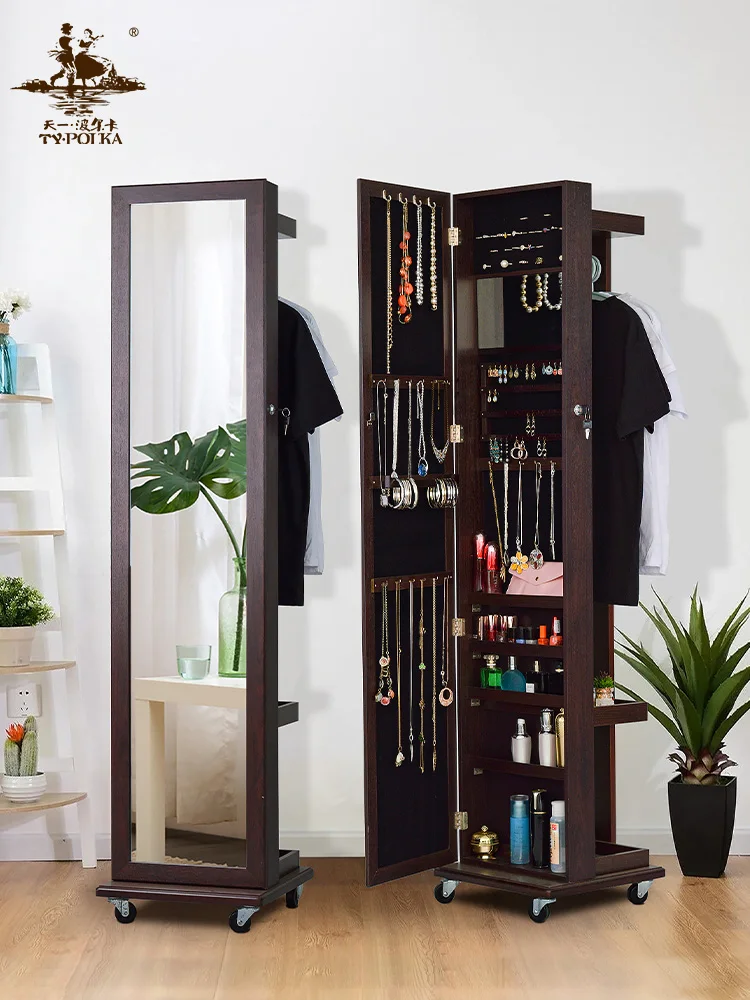 Rotating dressing, full body storage, dressing room, mirror, dressing table, household fitting mirror, household use