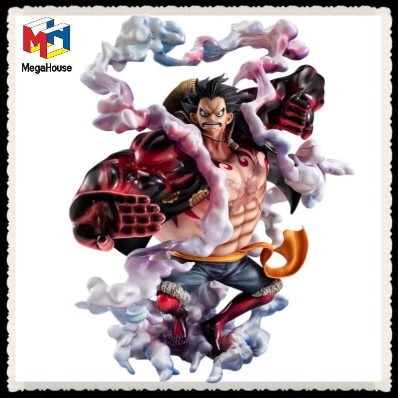 100% Original Portrait.Of.Pirates ONE PIECE SA-MAXIMUM Monkey D. Luffy Gear 4 Bounce Man 10.ª Edición Limitada. Figura de Anime