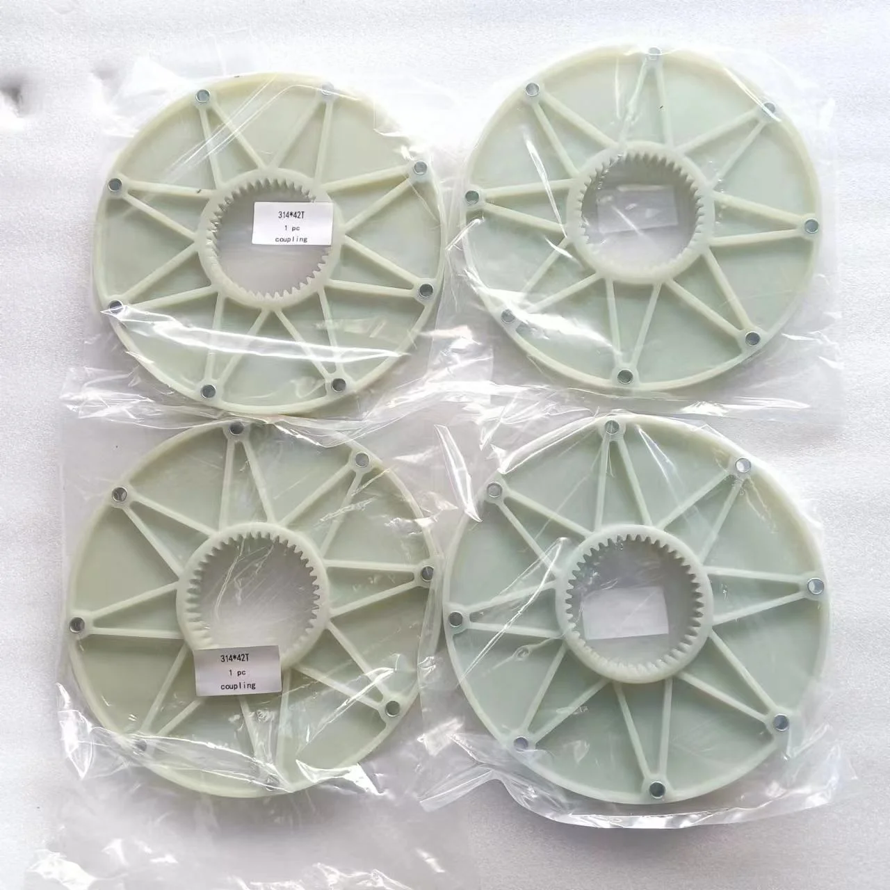 

314*42T 352*42T 50H 45H 25H 90H 110H 25A 16A for CAT Hitachi Excavator Flexible Rubber Coupling Rubber Coupling Flange