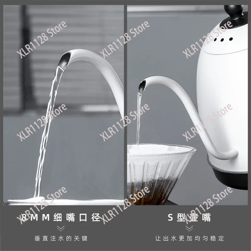 Gooseneck Electric Kettle Temperature Control Coffee Pot Food Grade Stainless Steel Water